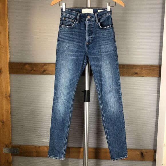 DENIM FORUM The Yoko High Rise‎ Slim Jeans Sz 23 - Picture 2 of 8